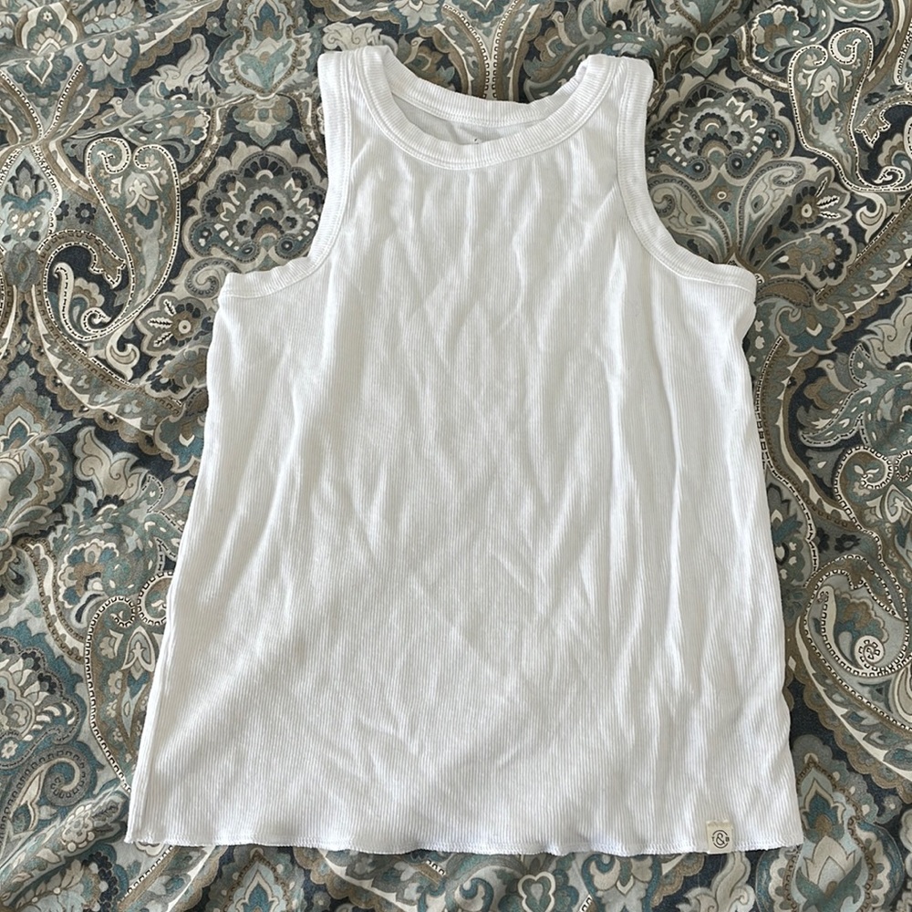 Unused white tank top